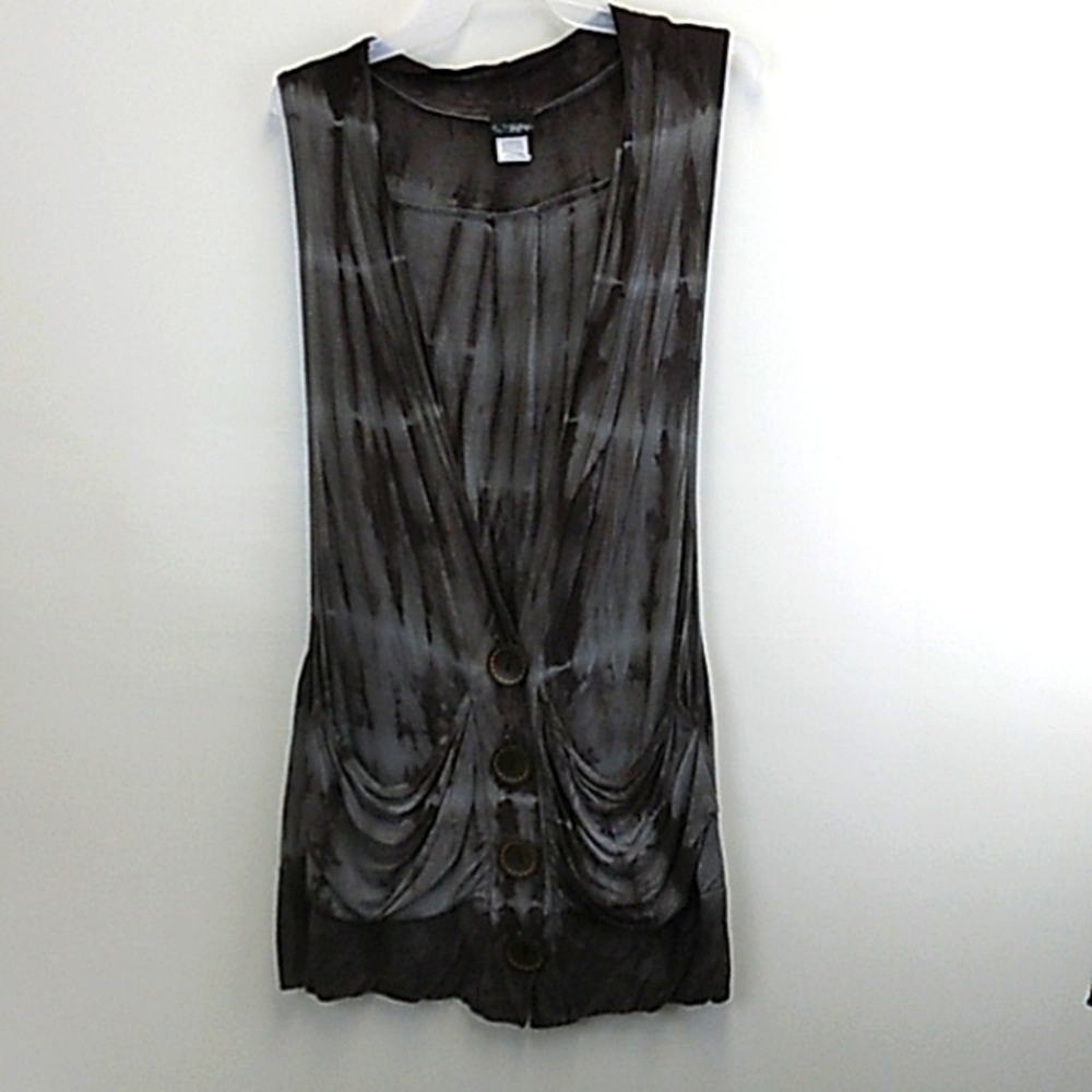 Tie Dye Tunic Vest Size Large Whimsigoth Grunge‎ Gothic
